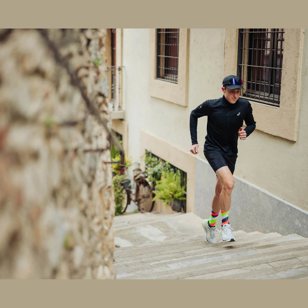 MEDIAS INCYLENCE RUNNING LOOPS NAVY GREEN INFERNO