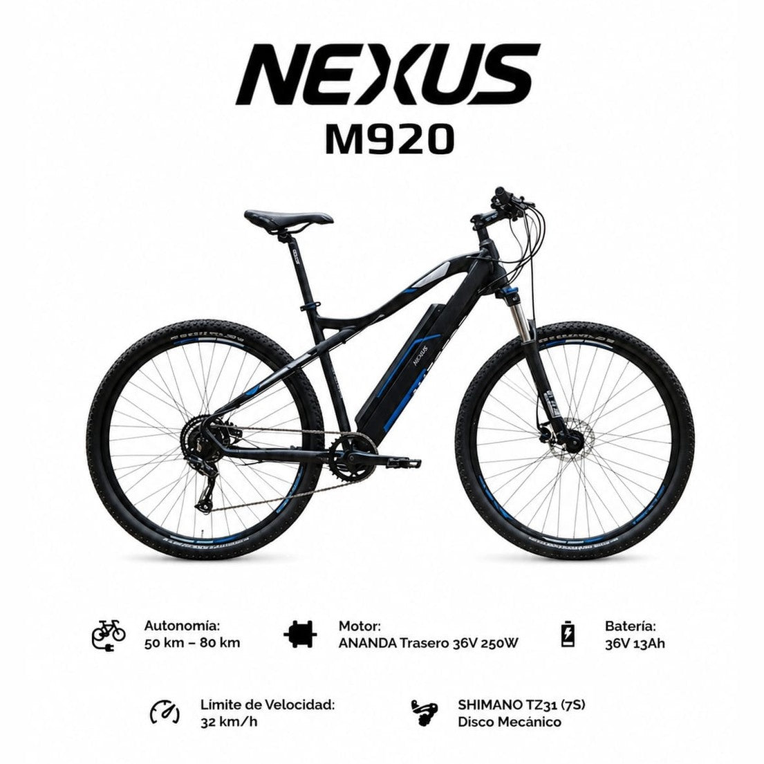 BICICLETA NEXUS M920