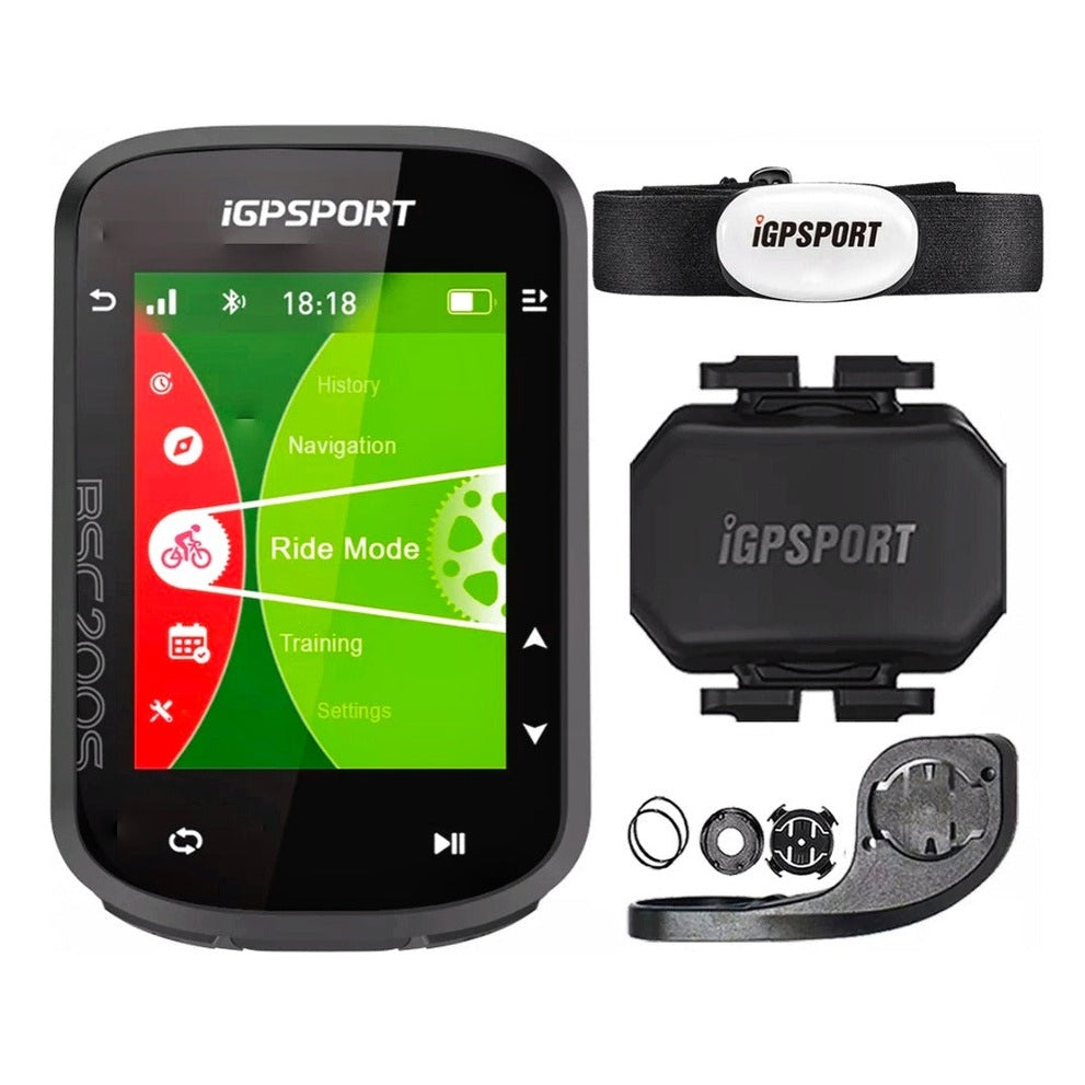 KIT DE CICLOCOMPUTADOR IGPSPORT BSC 200S