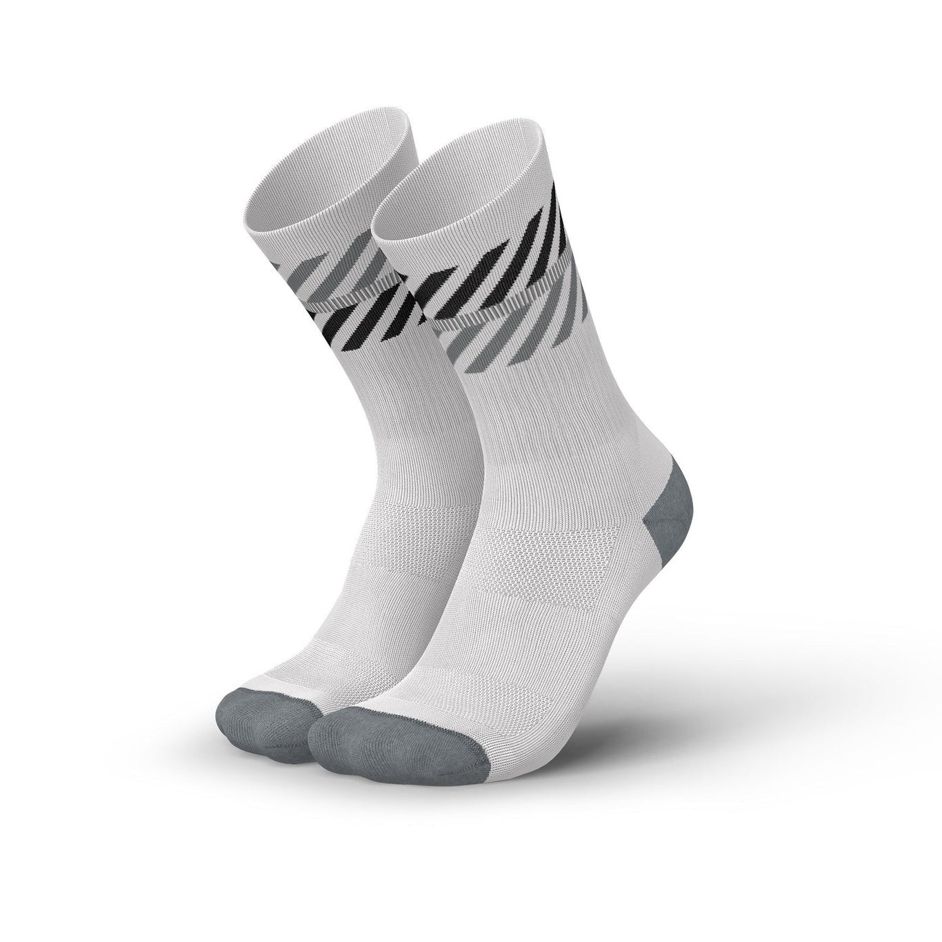 MEDIAS INCYLENCE MERINO LIGHT LANES LIGHT GREY BLACK