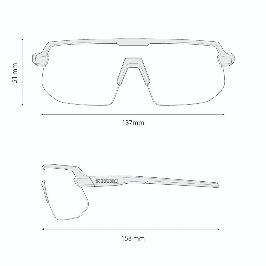 LENTES SHIMANO TWINSPARK RD HC BLANCO