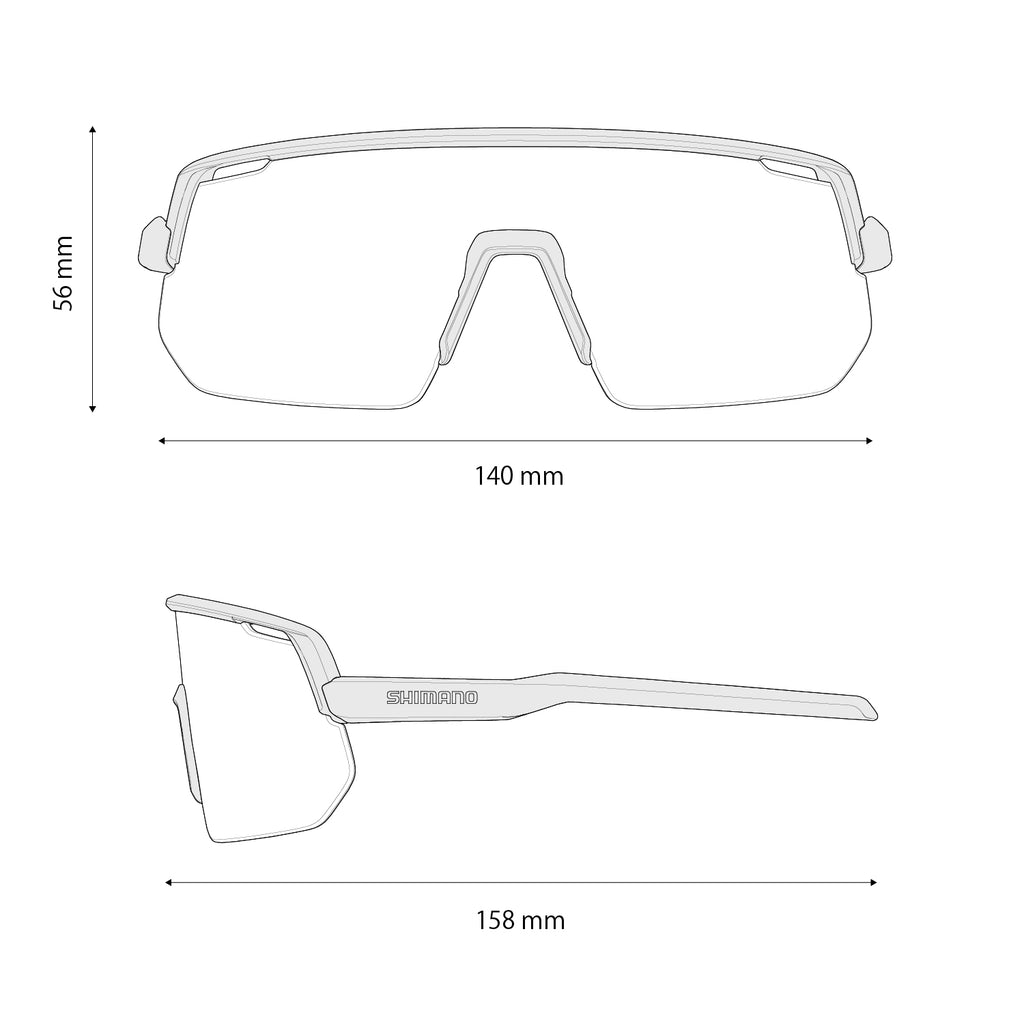 LENTES SHIMANO TECHNIUM L RD BLANCO ROAD