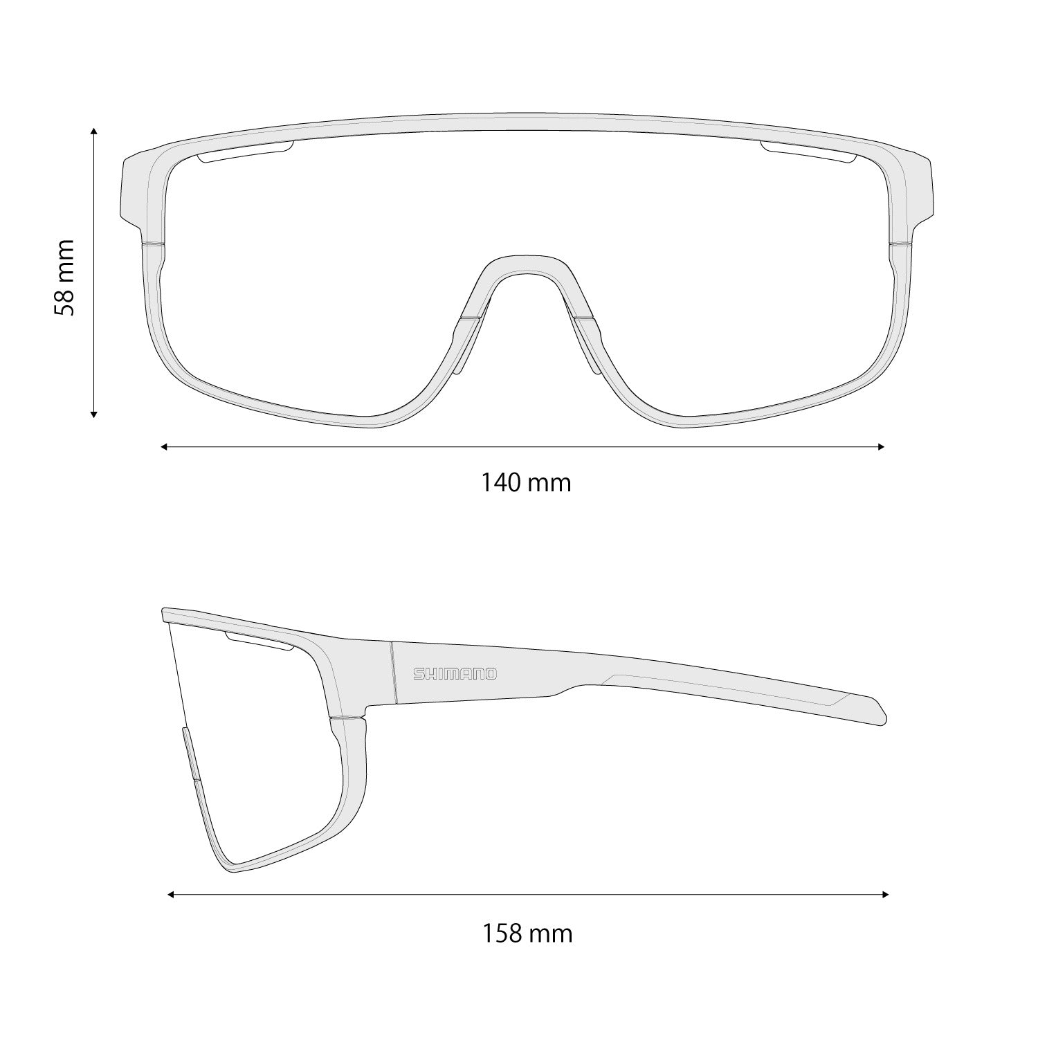 LENTES SHIMANO PULSAR 3 RD NEGRO MATE OFF ROAD