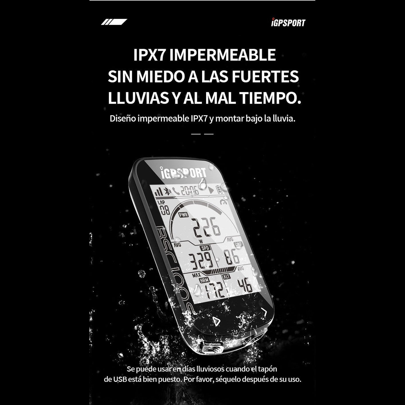 CICLOCOMPUTADOR IGPSPORT BSC 100 MAX