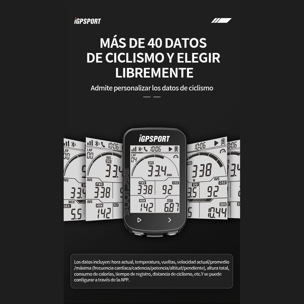 CICLOCOMPUTADOR IGPSPORT BSC 100 MAX