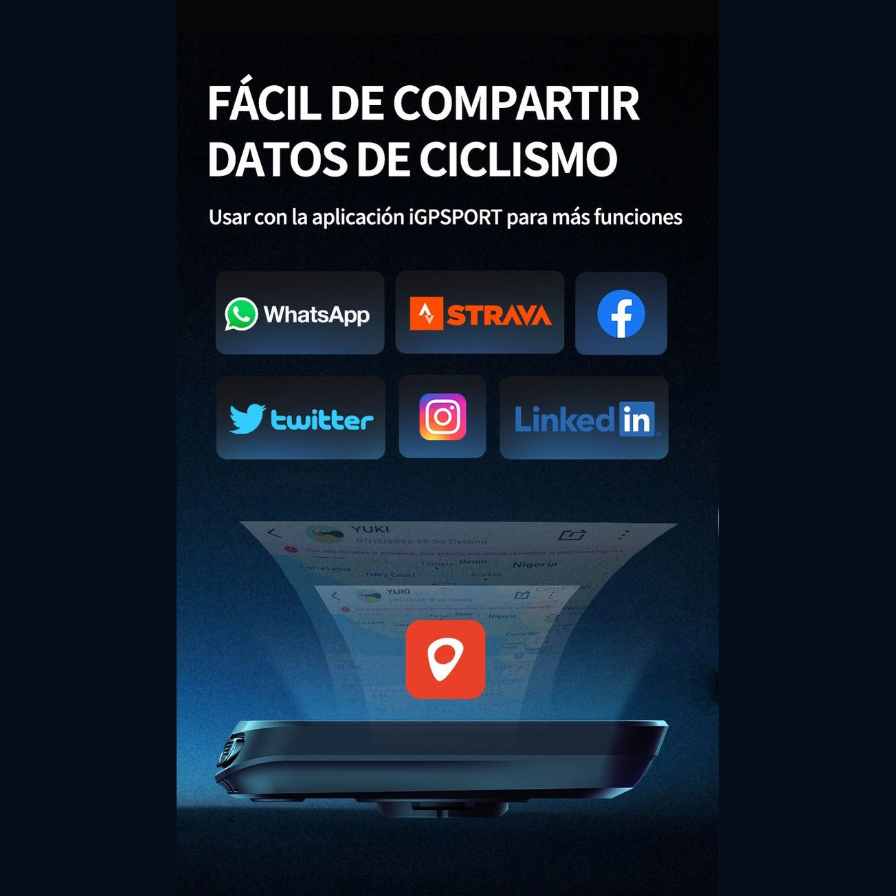 CICLOCOMPUTADOR IGPSPORT BSC 100 MAX