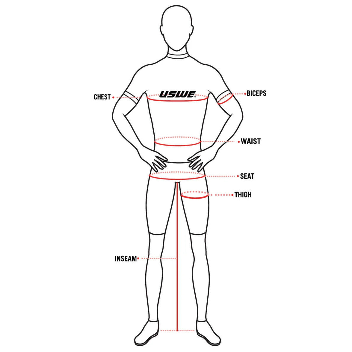 CHALECO DE HIDRATACION USWE PACE ROJO 8L